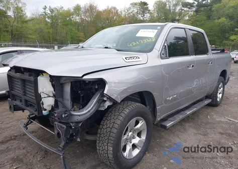 2019 Ram 1500 Big Horn/Lone Star 4X4 5'7 Box z USA, uszkodzony, nr VIN 1C6RRFFG7KN699046